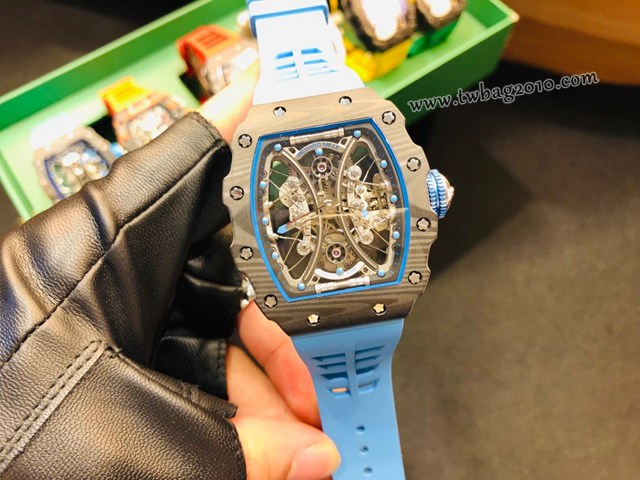 理查德米勒男士腕表 Richard Mille頂級版本RM53-01一體陀飛輪腕表  gjs2033